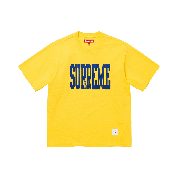 Supreme Stretch Appliqué Short-Sleeve Top "Yellow"