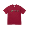 Supreme Skulls Spellout Tee "Cardinal"