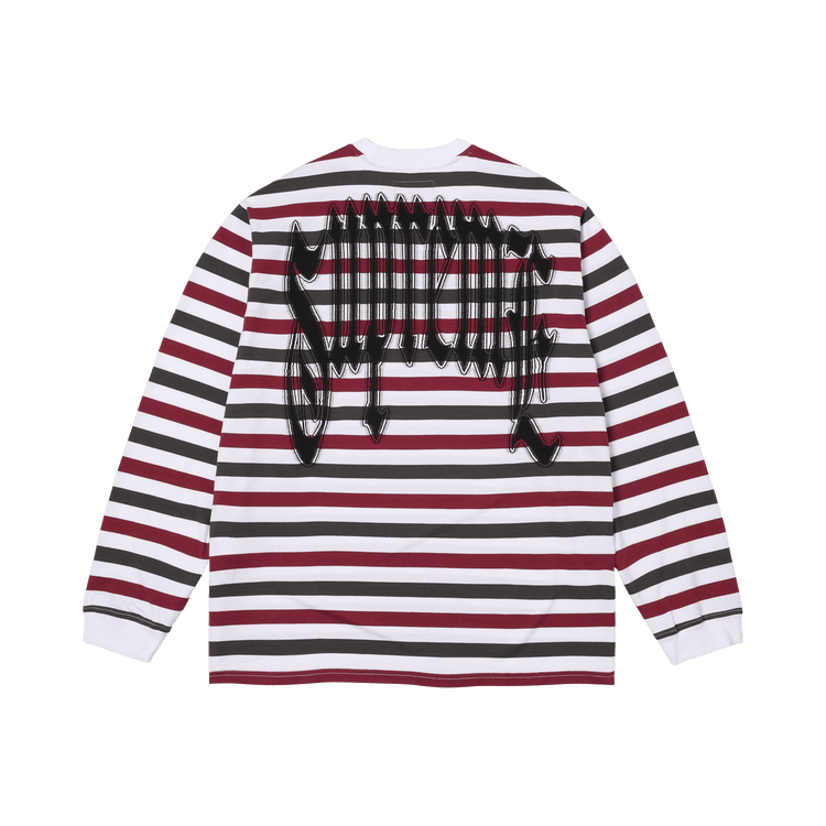 Supreme Intarsia Long-Sleeve Top "Stripe"
