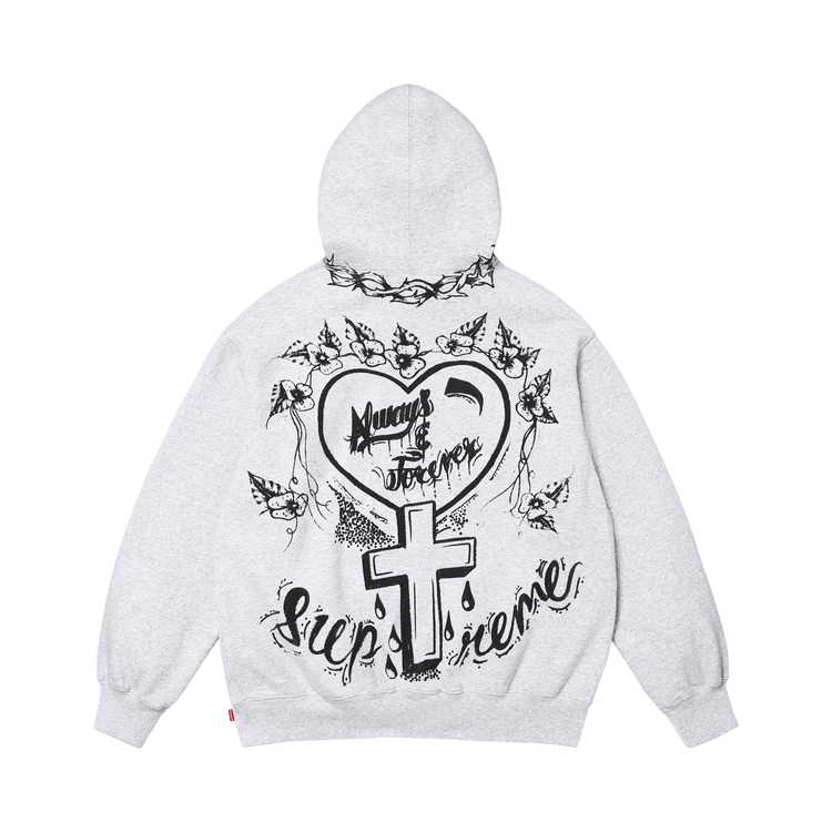 Supreme Forever Hooded Sweatshirt "Ash Grey"