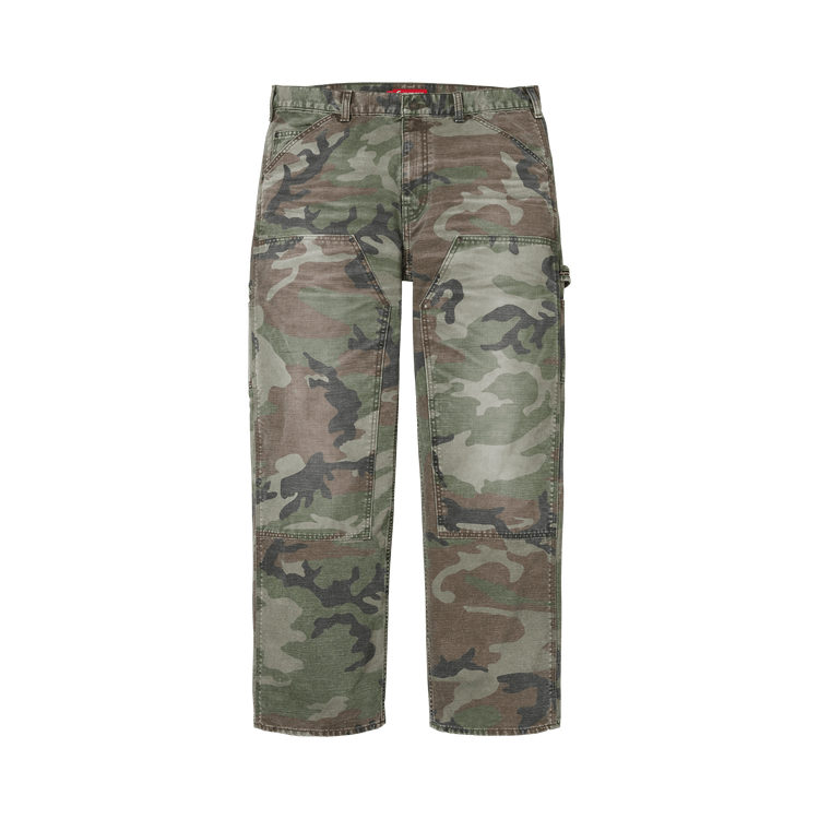 Supreme Worn Double Knee Painter Pant "Woodland Camo"