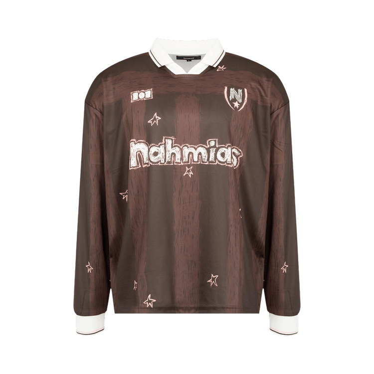 Nahmias Scribble Long-Sleeve Jersey "Brown"