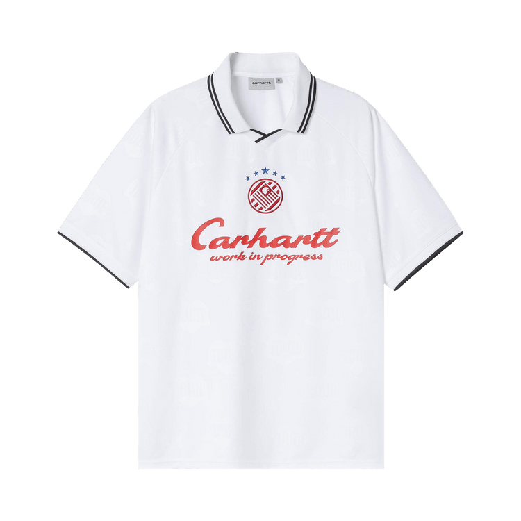 Carhartt WIP Short-Sleeve Terrace T-Shirt "Heart Train Jacquard/White"