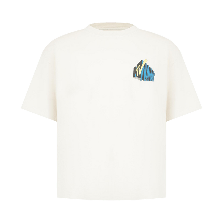 Nahmias TV Boxy Tee "Egg White"