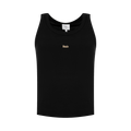 Rhude Logo Ribbed Tank Top "Black"