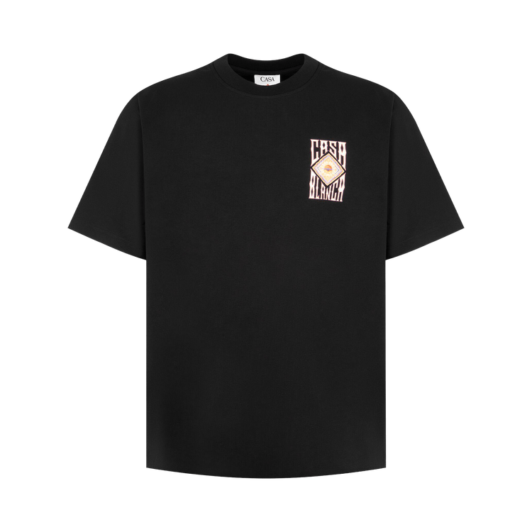Casablanca Hermons Mirage Printed Classic T-Shirt "Black"