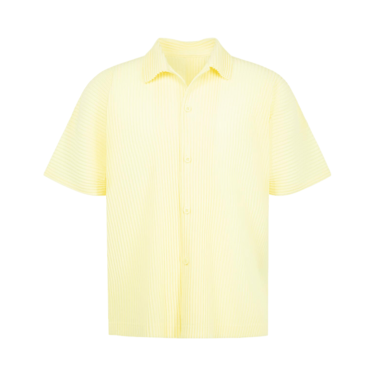 Issey Miyake Shirt "Shine Yellow"