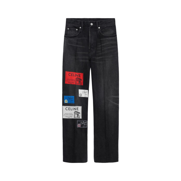 CELINE Boyfriend Jeans "Max Black Wash"
