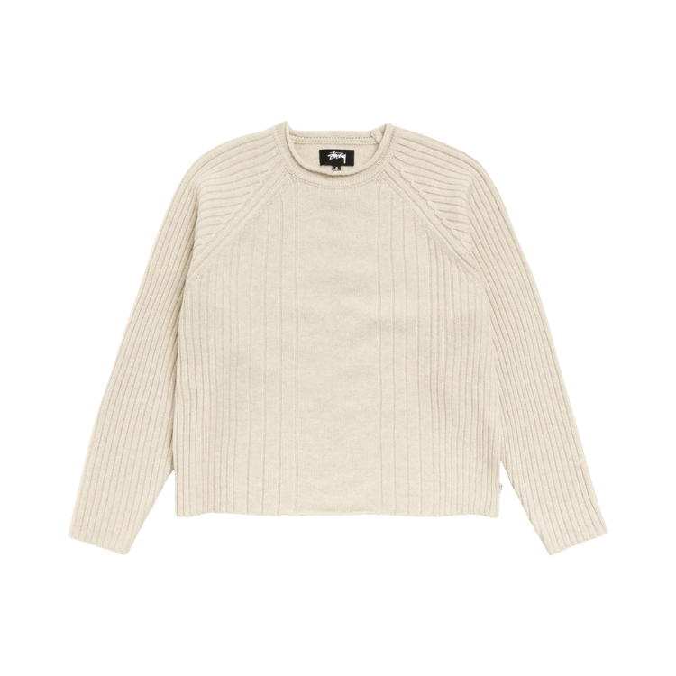 Stussy Merino Roll Neck Sweater "Natural"