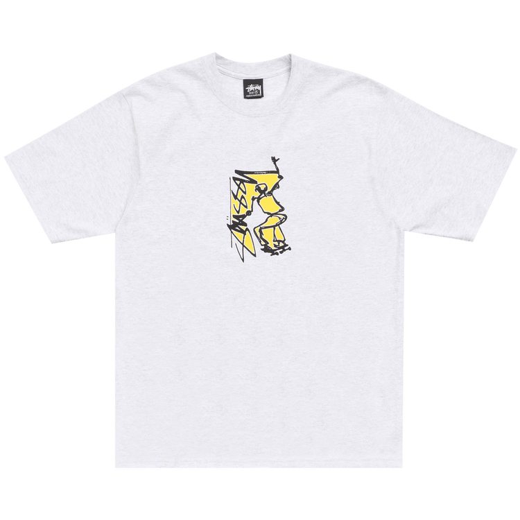 Stussy Smooth Sk8 Tee "Ash Heather"