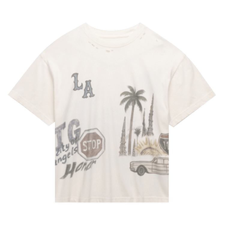 Honor The Gift All Over Los Angeles Tee "Bone"