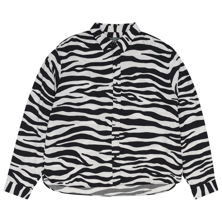 Denim Tears Zebra Print Button Up "Multicolor"
