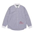 Denim Tears André Leon Talley Two-Tone Button-Up Shirt "Blue"