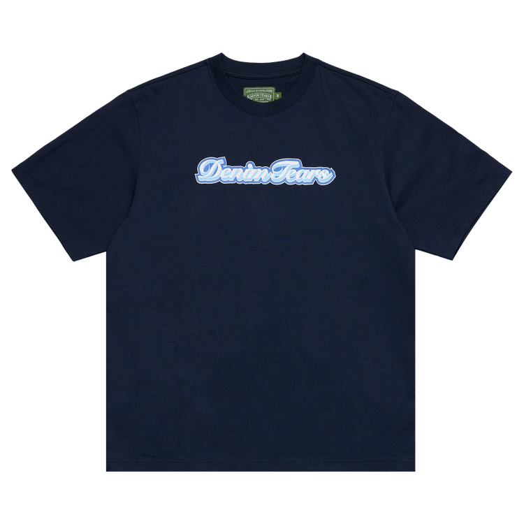 Denim Tears Hollis Font Tee "Navy"