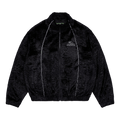 Denim Tears Faux Astrakhan Track Jacket "Black"