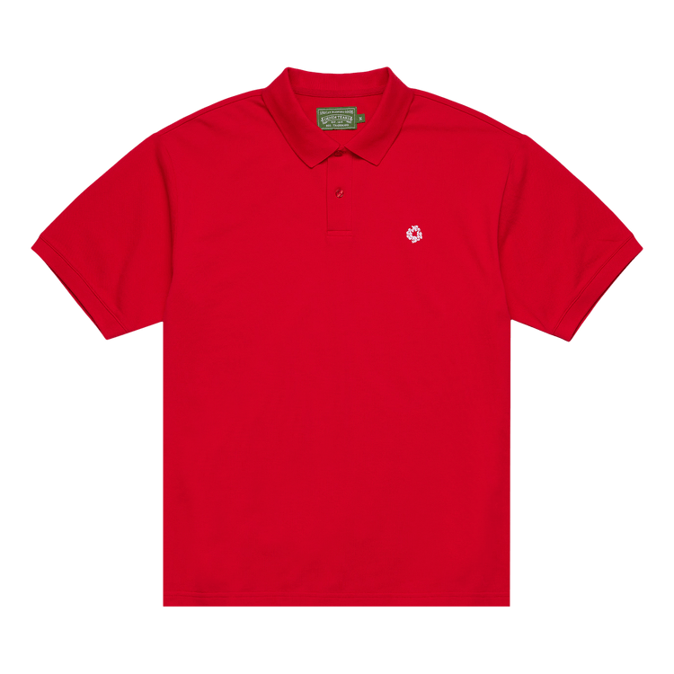 Denim Tears Wreath Polo "Red"