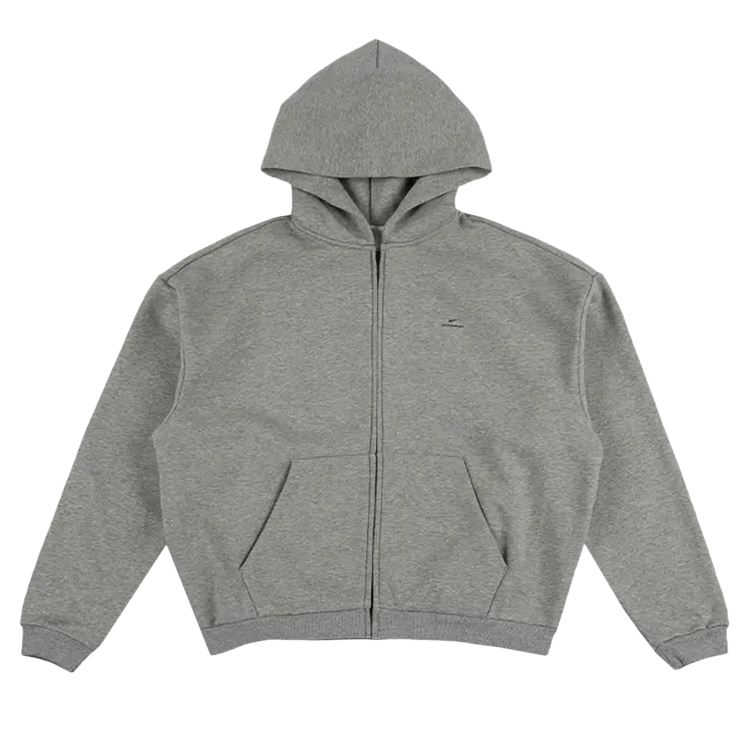 Nike Standard Issue Therma-Fit Full-Zip Hoodie "Dark Grey Heather/Black"