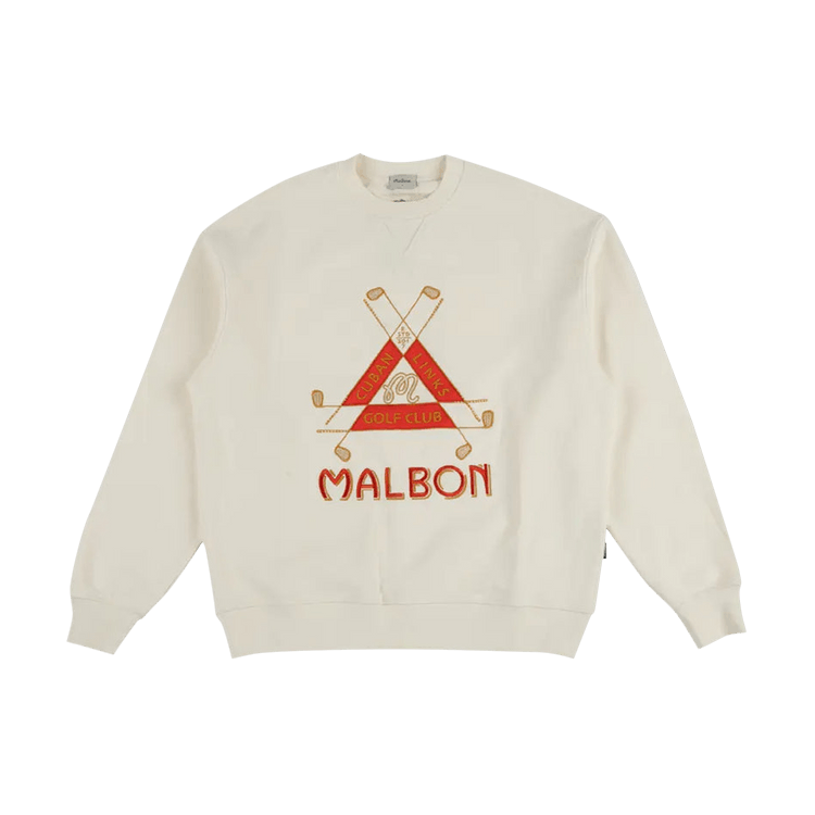 Malbon Trinity Crewneck "Cream"