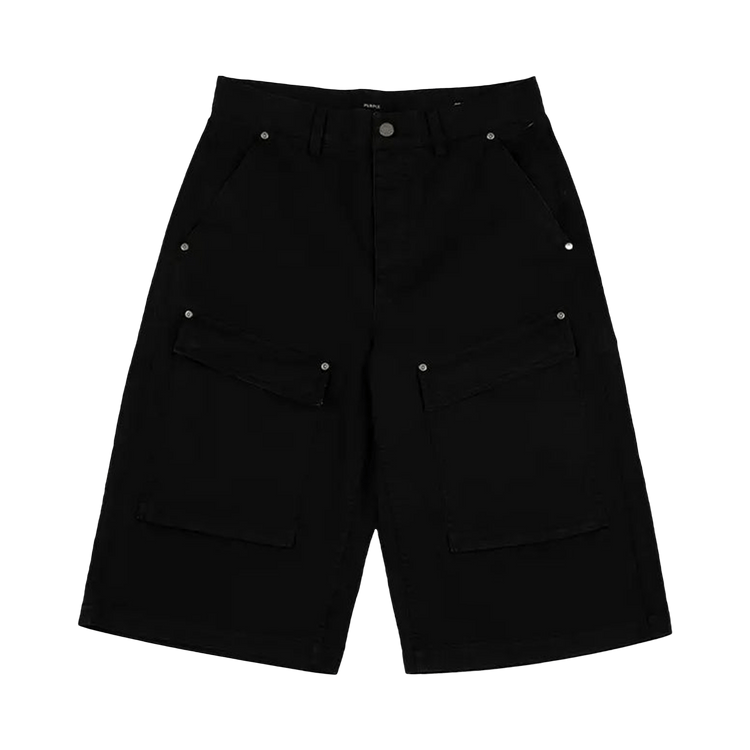 PURPLE BRAND Big Cargo Short "Black"