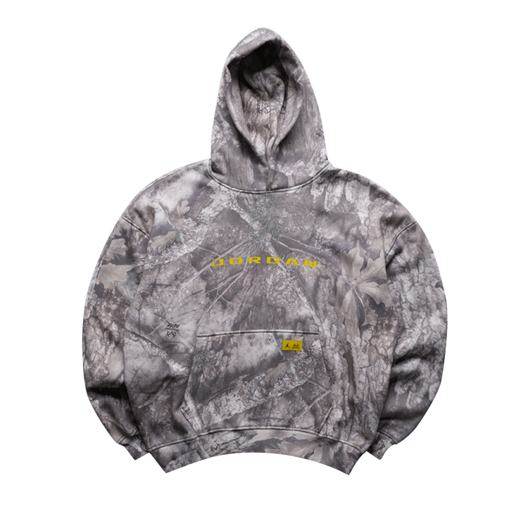 Air Jordan Brooklyn Realtree Fleece Pullover Hoodie "White/Bright Citron"