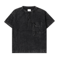 And Wander Bleach Twill Tee "Black"