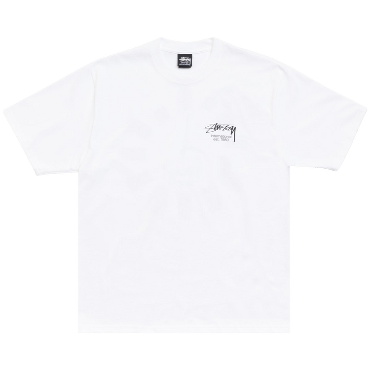 Stussy Dice Clock Tee "White"
