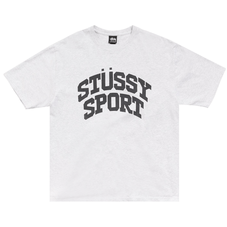 Stussy Block Sport Tee "Ash Heather"
