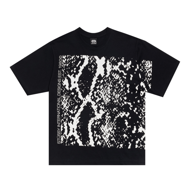 Stussy Snakeskin Tee "Black"