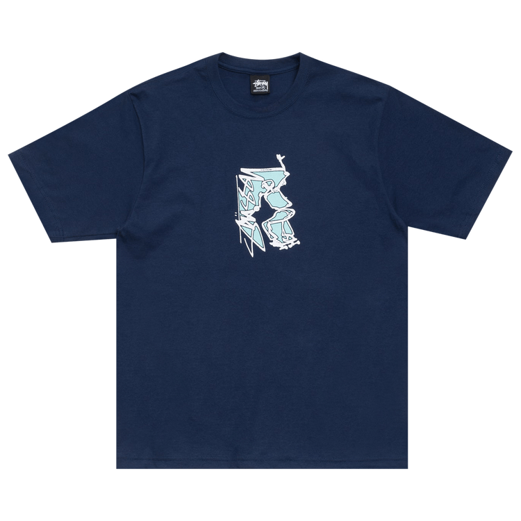 Stussy Smooth Sk8 Tee "Navy"