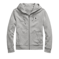 Polo Ralph Lauren Long-Sleeve Knit Full-Zip Hooded Sweatshirt "Light Sport Heather"