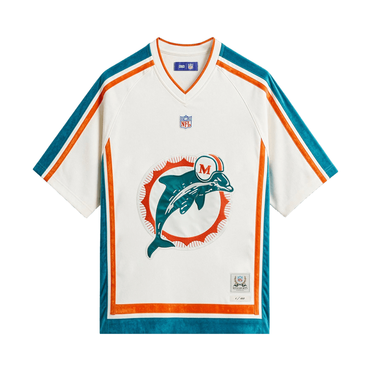 Kith x The NFL For The Miami Dolphins Leon Shirt "White"
