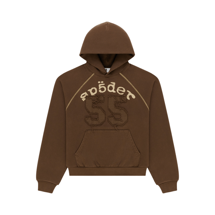 Sp5der 55 University Hoodie "Brown"