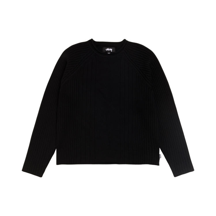 Stussy Merino Roll Neck Sweater "Black"