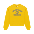 Sp5der I H8 When Girls Die Raglan Crewneck "Old Gold"