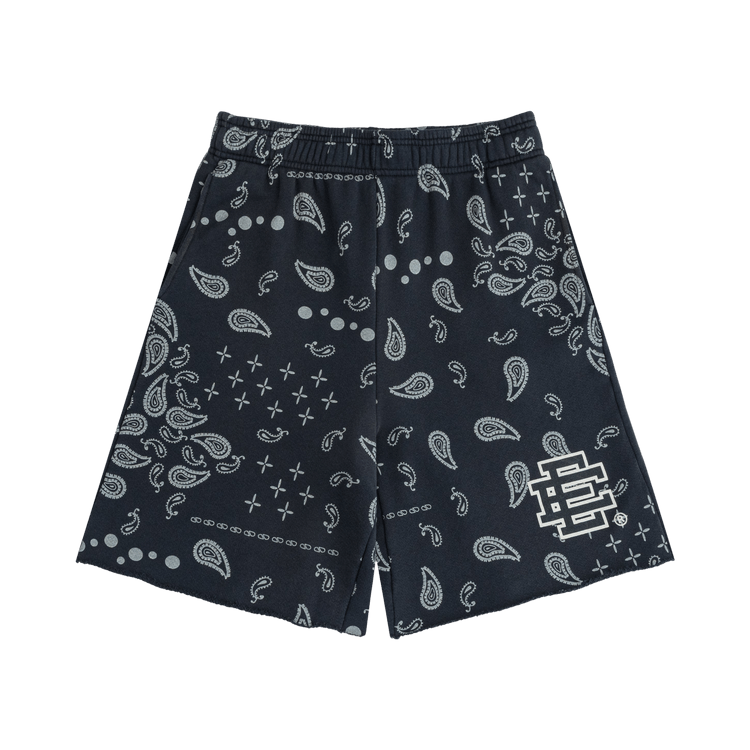 Eric Emanuel EE Paisley Sweatshort "Black"
