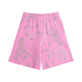 Eric Emanuel EE Paisley Sweatshort "Pink"