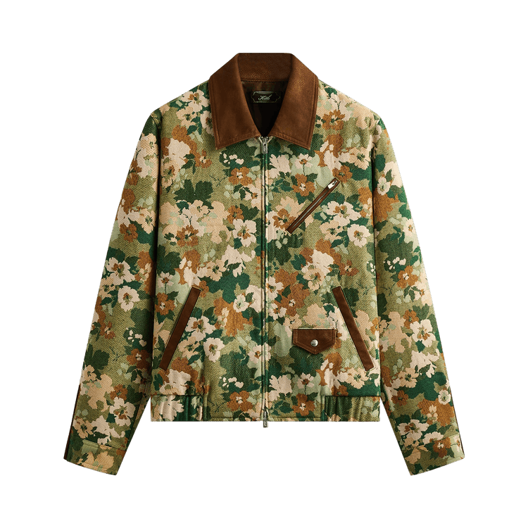 Kith Camo Floral Tapestry Cassius Jacket "Sage"