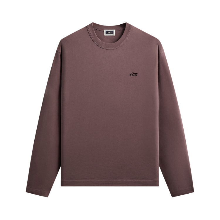 Kith Long Sleeve Alex Boxy Tee "Matrix"