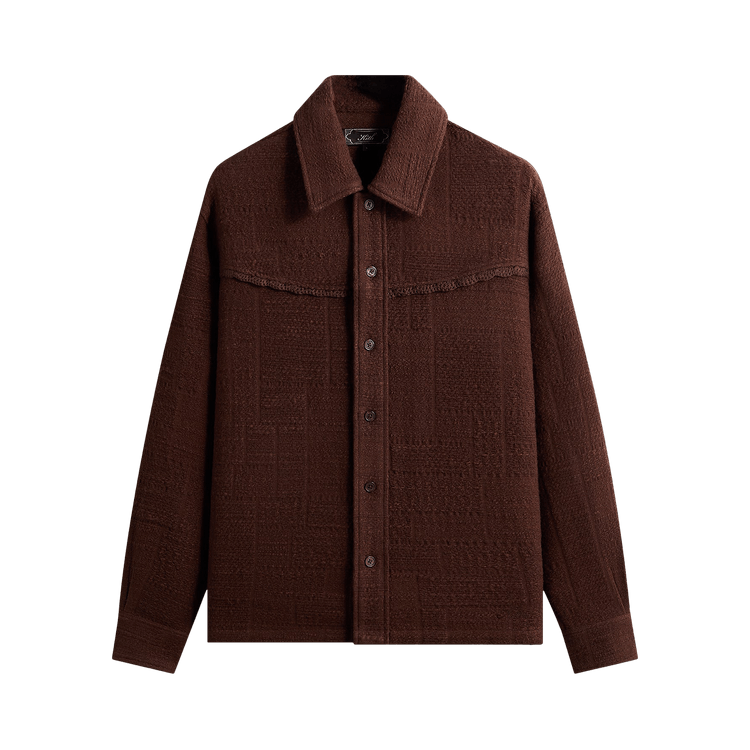 Kith Patchwork Tweed Johnson Shirt "Saddle"