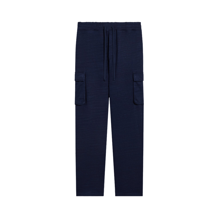 Kith Indigo Fleece Bryson Cargo Sweatpant "Raw Indigo"