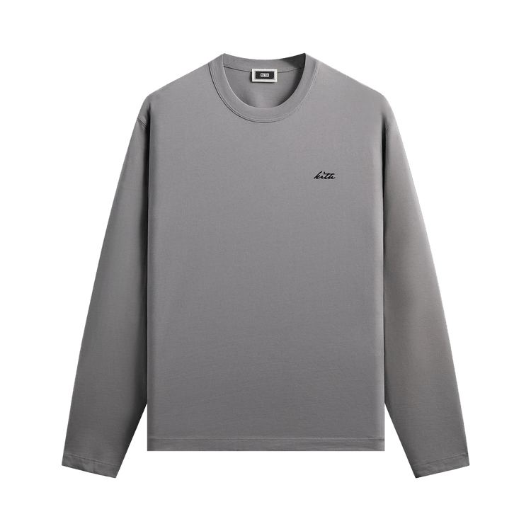 Kith Long Sleeve Alex Boxy Tee "Neutron"