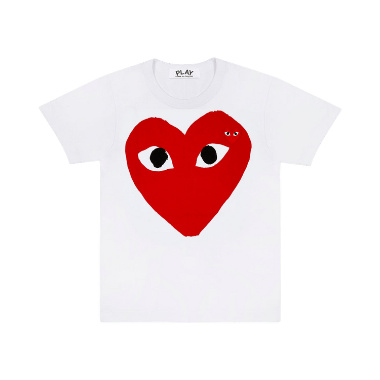 Comme des Garçons PLAY Red T-Shirt "White"