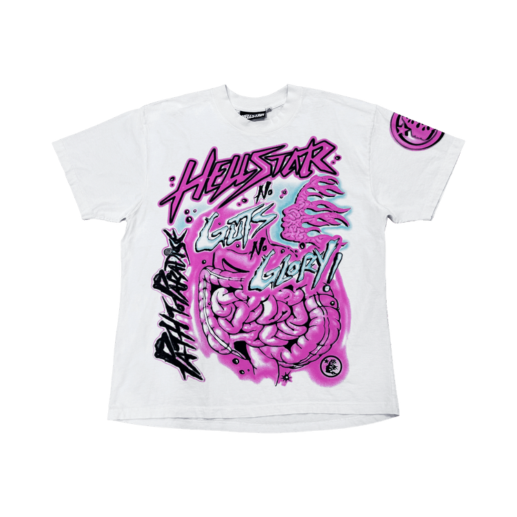 Hellstar Greatest Hits No Guts No Glory T-Shirt "White"