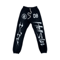 Hellstar Greatest Hits Racer Sweatpants "Black"