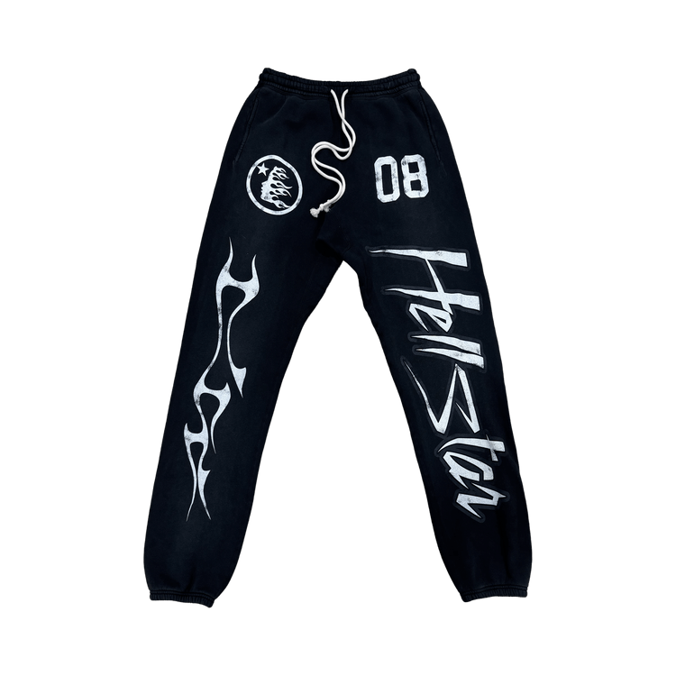 Hellstar Greatest Hits Racer Sweatpants "Black"