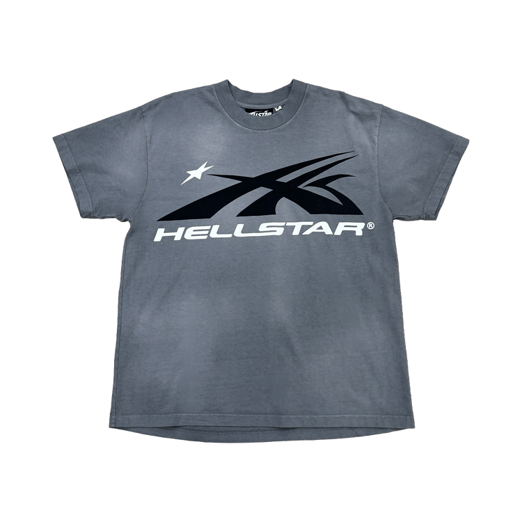 Hellstar Greatest Hits Sports Logo T-Shirt "Grey"