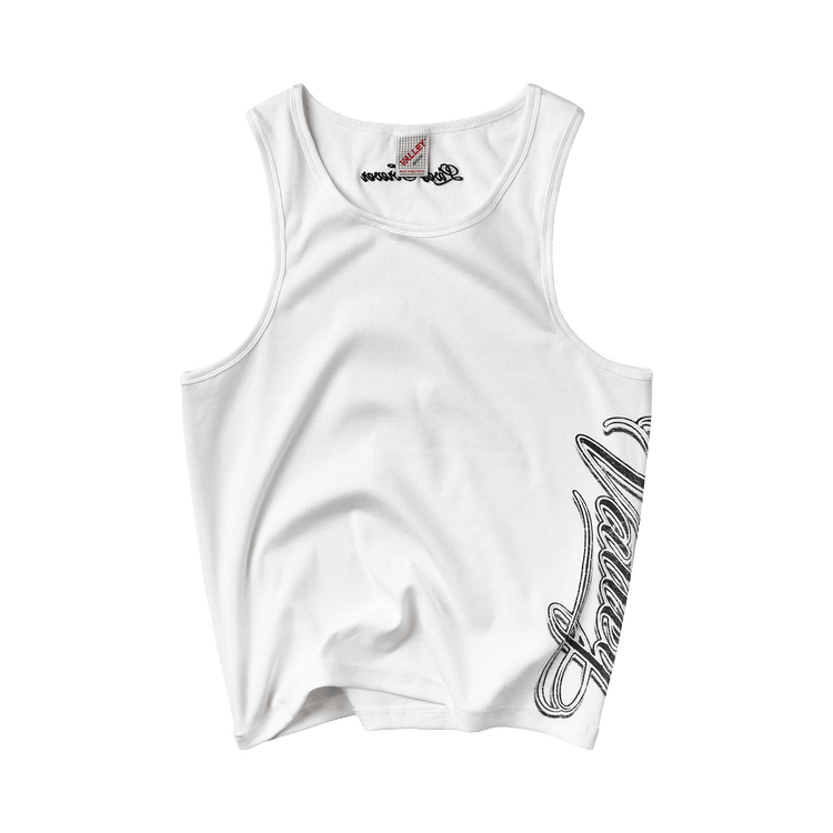 Vale Forever Cursive Tank Top 2 Pack "White"