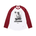 Supreme x Larry Clark Sequin Raglan Long-Sleeve Top "Burgundy"