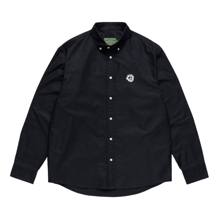 Denim Tears Peace Wreath Oxford Shirt "Black"