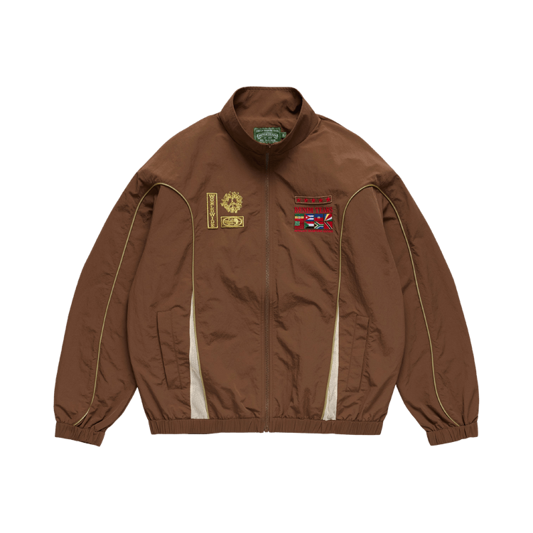 Denim Tears Diaspora Flag Track Jacket "Brown"